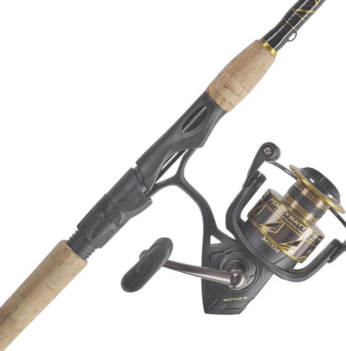 Penn Battle III Spinning Reel and Fishing Rod Combo by fishingblaze.com