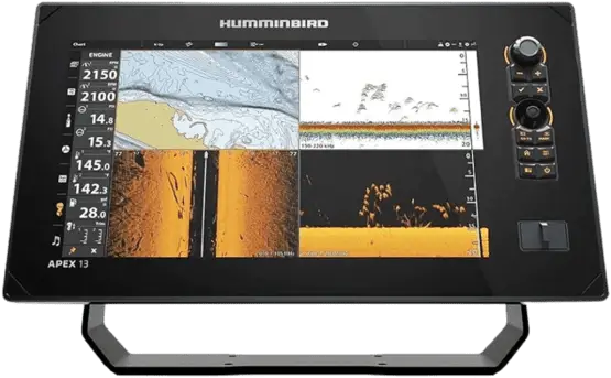 Humminbird APEX 13 Mega SI Fish FinderGPS Chartplotter fishingblaze.com